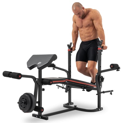 Weight Bench HS-1065HB w/ Preacher Curl