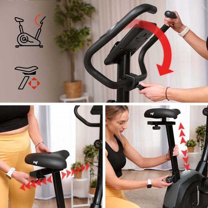 Höhenverstellbarer Sitz für ergonomische Anpassung und Komfort