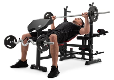 Weight Bench HS-1075 w/ Preacher Curl