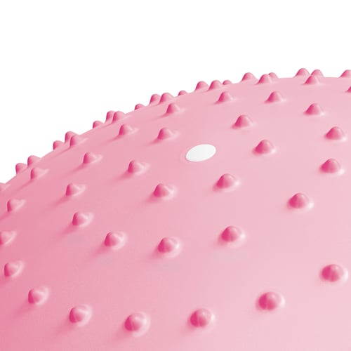 Gym Ball 65 cm with spikes pink