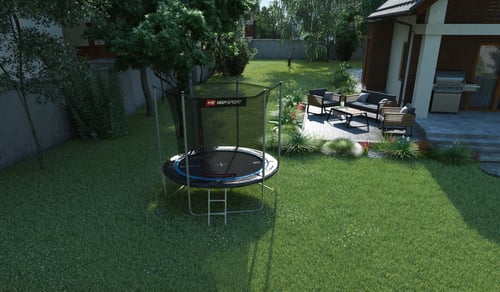 Garden Trampoline 8ft w/ Inner Safety Net