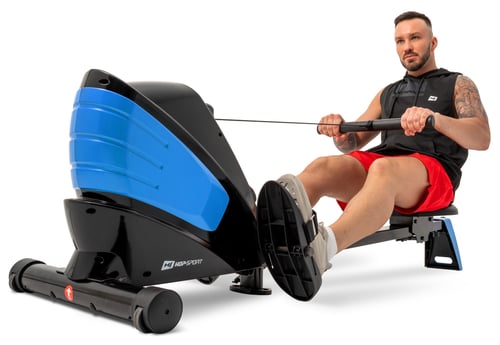 Magnetic Rowing Machine HS-060R Cross Blue