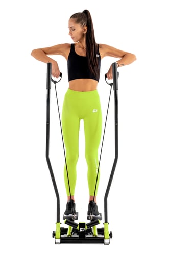 Stepper With Handles HS-045S Slim Lime green