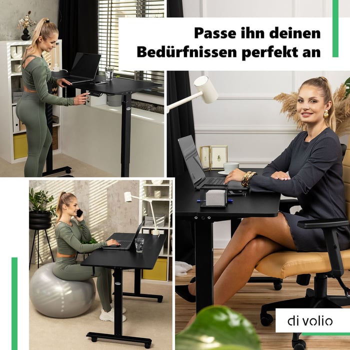 Rollen mit Feststeller im Lieferumfang enthalten