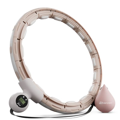 Weighted Hula Hoop with counter beige