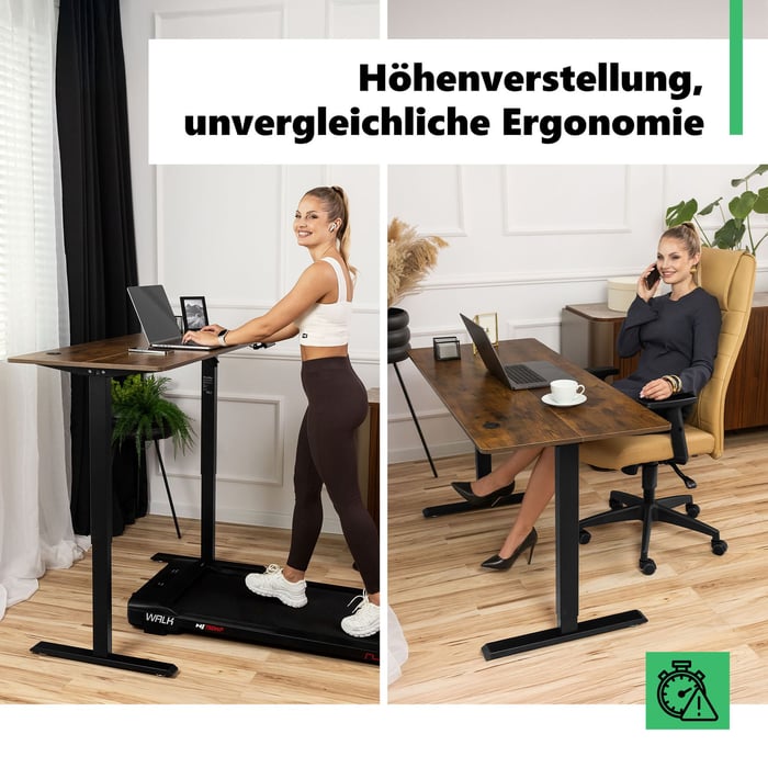 Elektrische Höhenverstellung der Tischplatte
