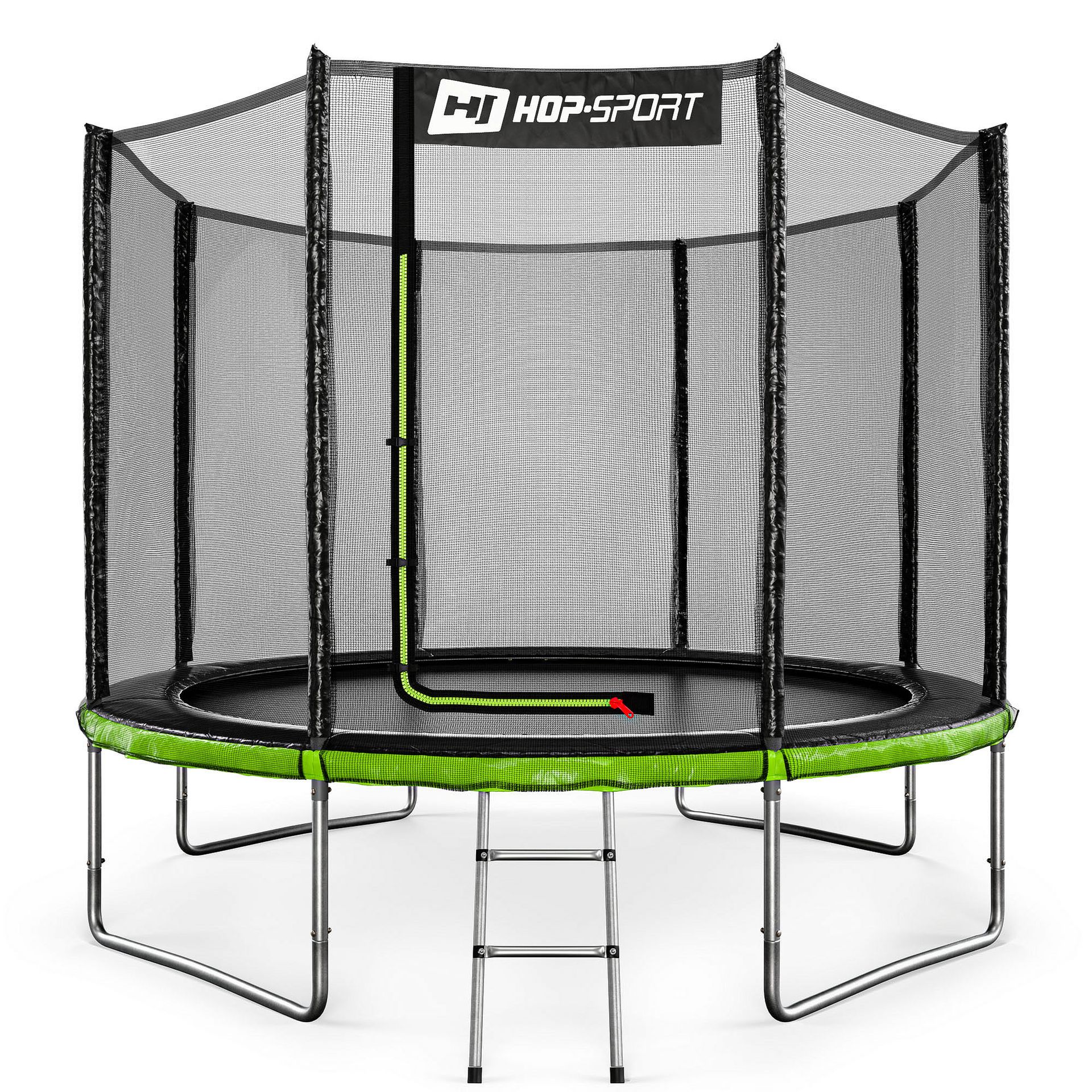 Garden Trampoline 10ft w/ Outer Safety Net - 4 Legs