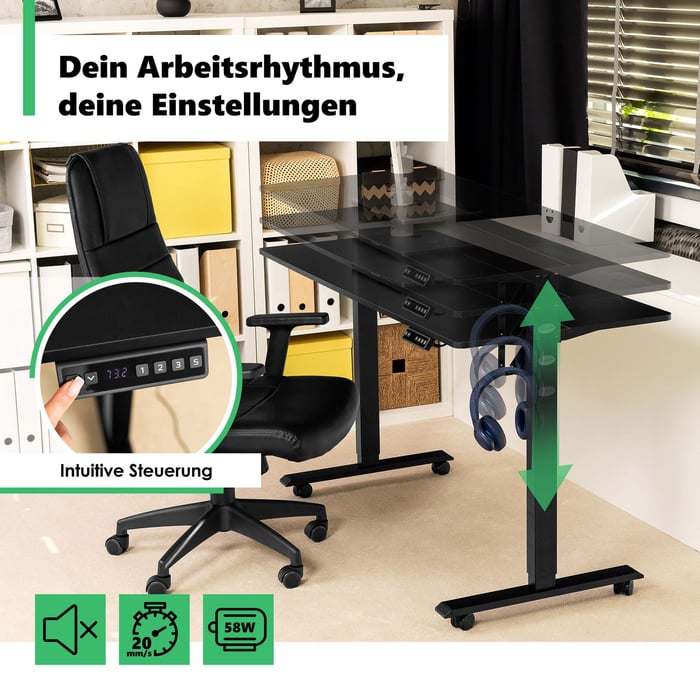 Bedienfeld und Motor