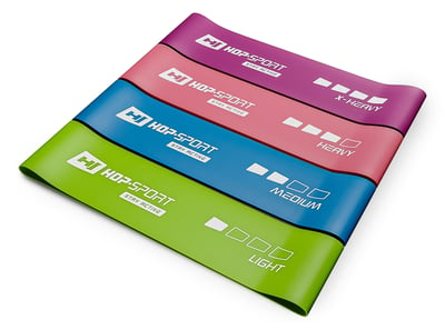 Latex Resistance Bands [Set of 4] 600x75mm