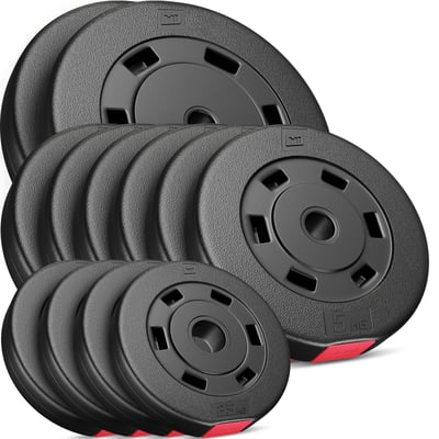 Premium 69 kg Barbell Set with HS-1080 Weight Bench