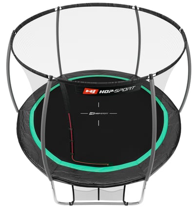 Garden Trampoline Pumpkin 10ft w/ Inner Safety Net