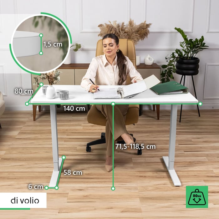 Stůl Rapalo se vyznačuje pevnou a odolnou konstrukcí s maximální nosností 80 kg. 