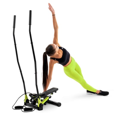 Stepper With Handles HS-045S Slim Lime green