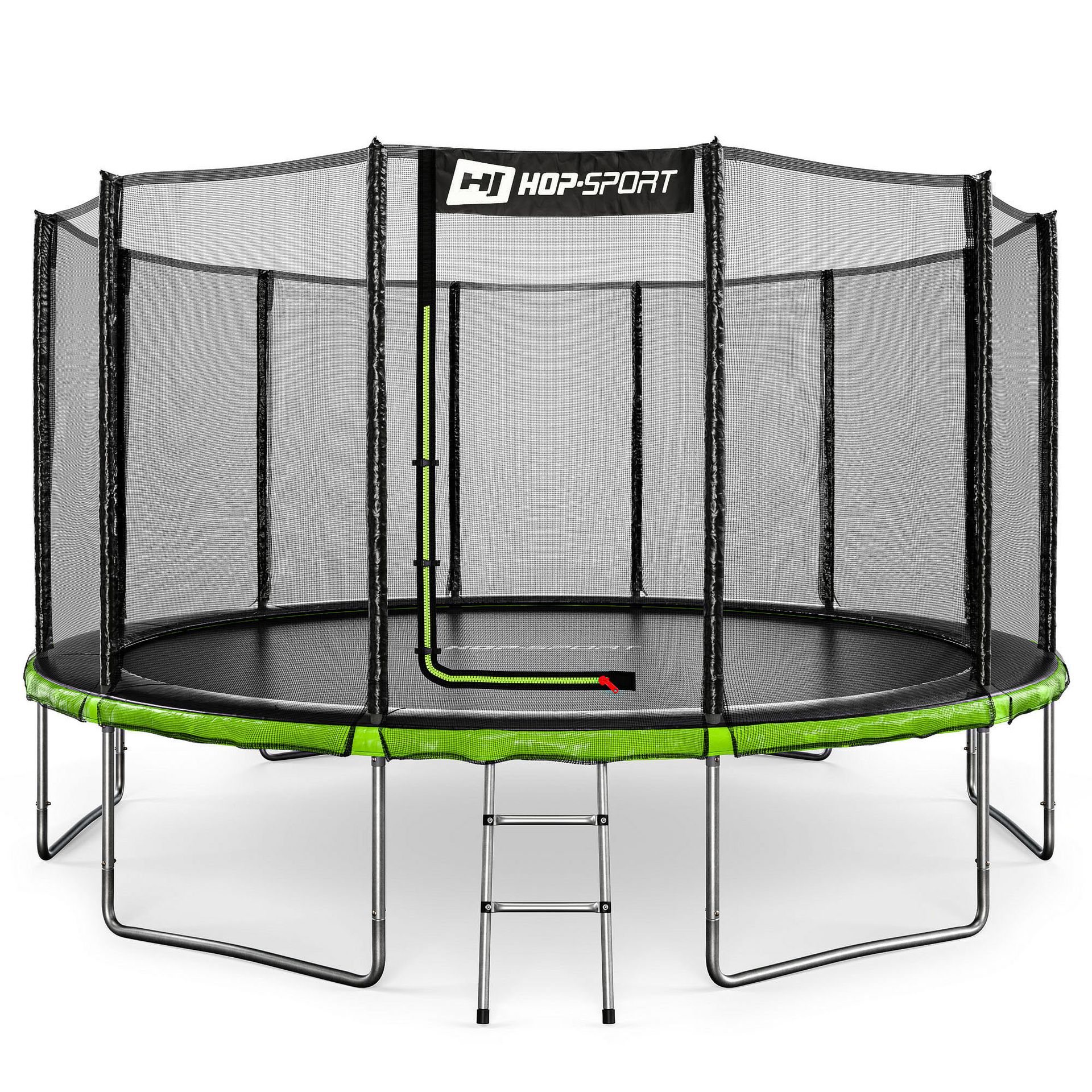 Garden Trampoline 14ft w/ Outer Safety Net - 6 Legs