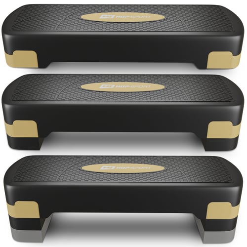 3-Level Aerobic Step HS-PP030AS black/gold