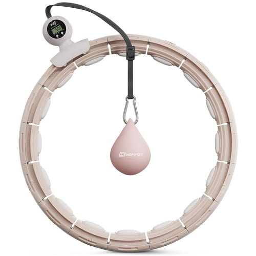 Weighted Hula Hoop with counter beige