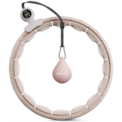 Weighted Hula Hoop with counter beige