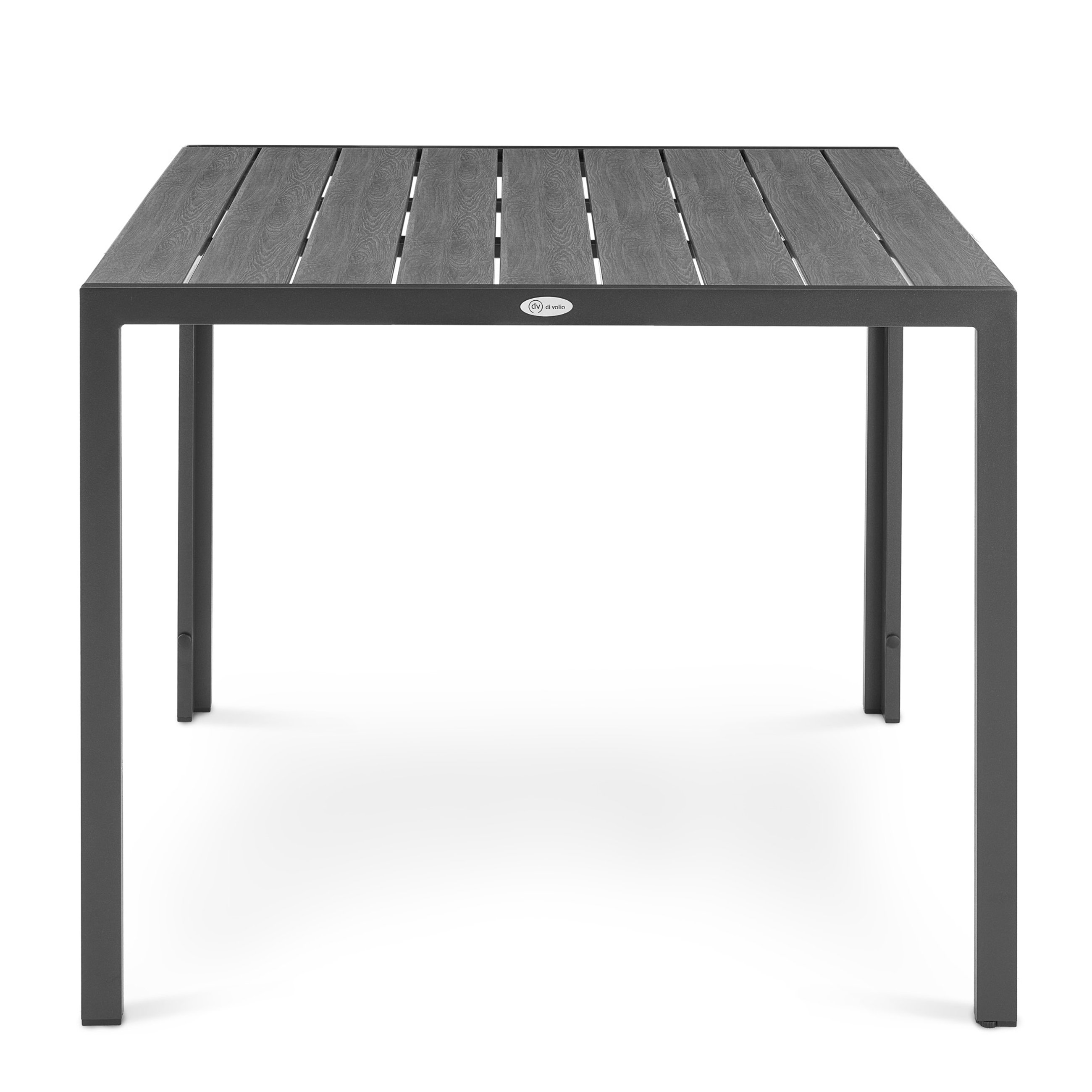 Aluminiowa konstrukcja stołu 90cm Pesaro w kolorze czarnym