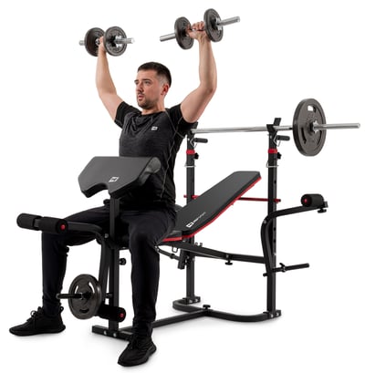 Weight Bench HS-1065 with Lat Pulldown