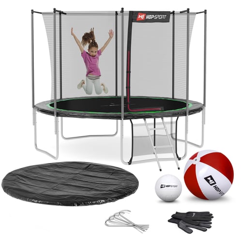 Garden Trampoline 10ft w/ Inner Safety Net - 4 Legs