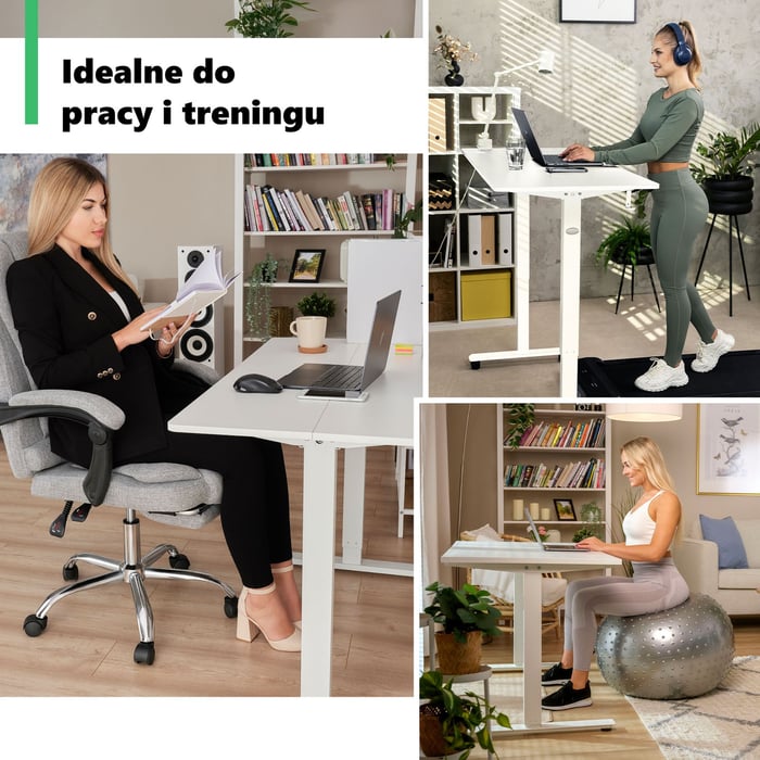 Biurko na kółkach staje się mobilne, łatwe do transportu i przestawiania