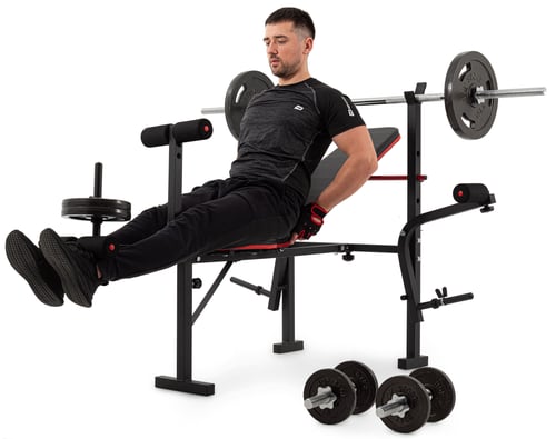 Weight Bench HS-1055 w/ Preacher Curl