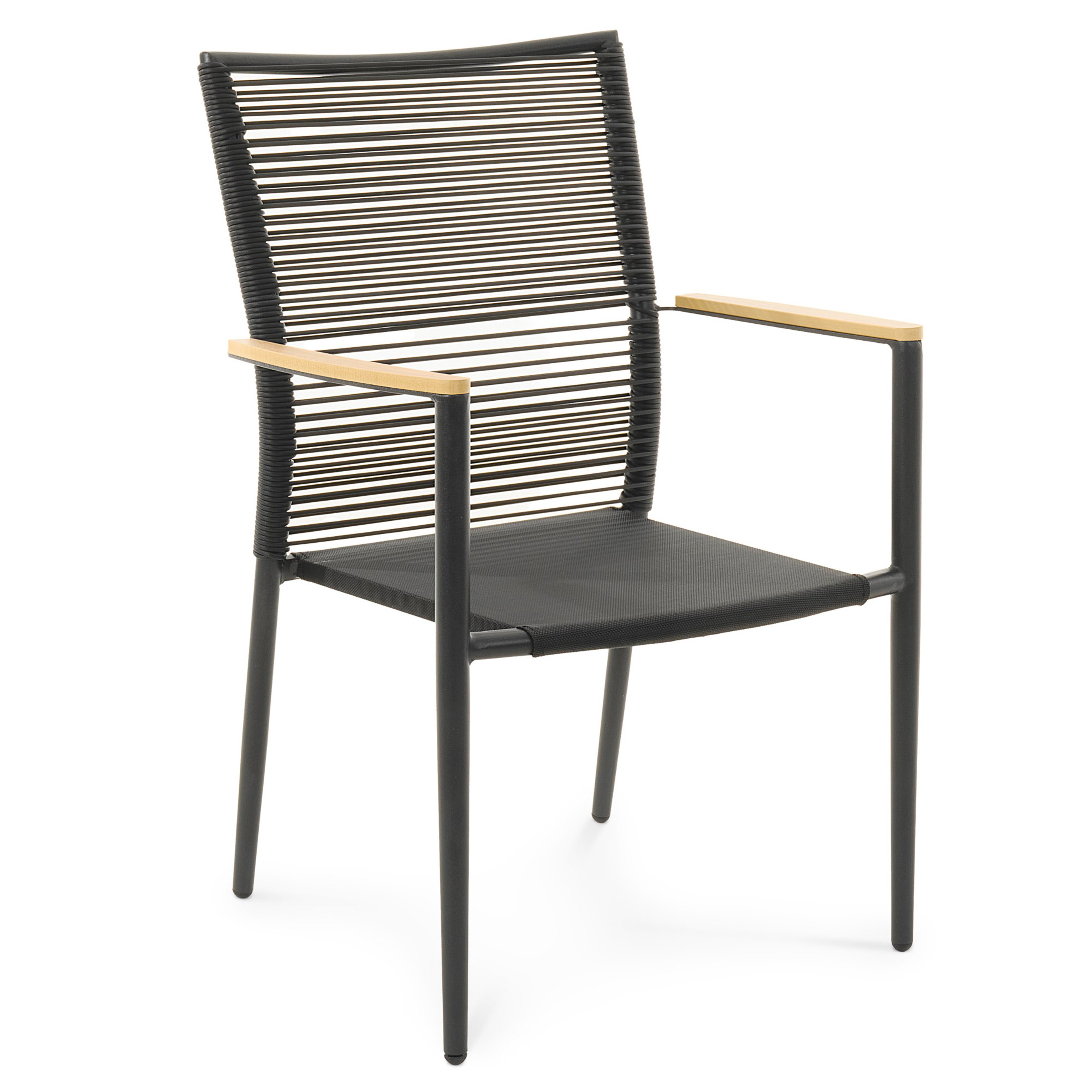 Krzesło ogrodowe Asti beżowe marki di volio zostało zaprojektowane z myślą o wygodzie użytkowania