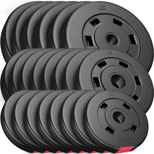 Standard Weights Set 60kg (6x5, 8x2,5, 8x1,25 kg)