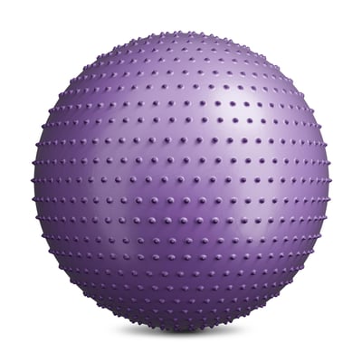 Gym Ball 65 cm with spikes purple