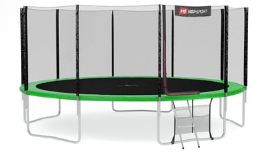 Garden Trampoline 16ft w/ Outer Safety Net